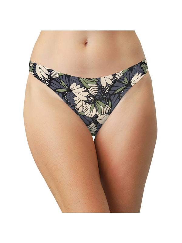 WINTER FLORAL NO SHOW THONG
